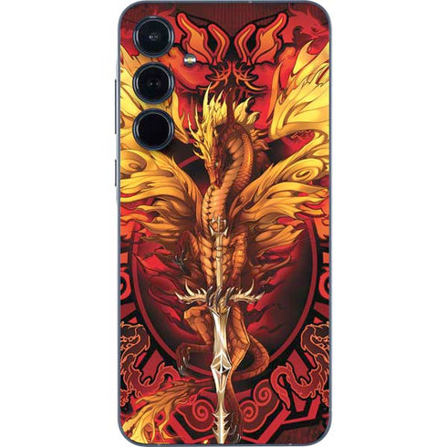 Fire Dragon by Ruth Thompson Galaxy A36 5G Skin